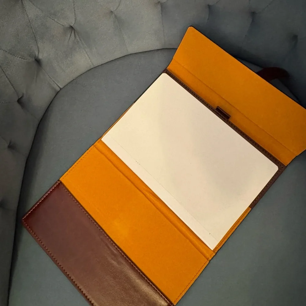 Leather Oglethorpe University Journal Portfolio